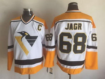 Mario Lemieux Pittsburgh Penguins white Throwback jersey