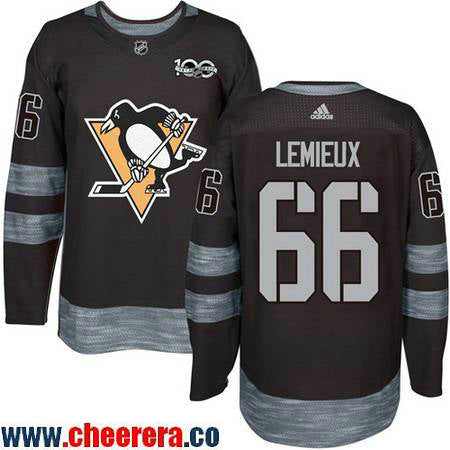 Mario Lemieux Pittsburgh Penguins black jersey