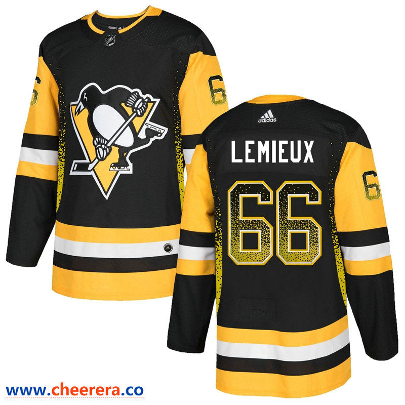 Mario Lemieux Pittsburgh Penguins black Fashion jersey