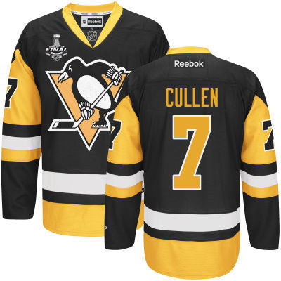 Matt Cullen Pittsburgh Penguins black Third jersey