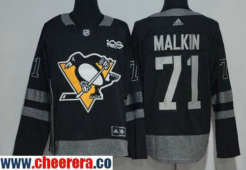Evgeni Malkin Pittsburgh Penguins black jersey