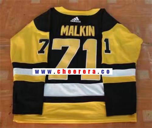 Evgeni Malkin Pittsburgh Penguins black Home jersey