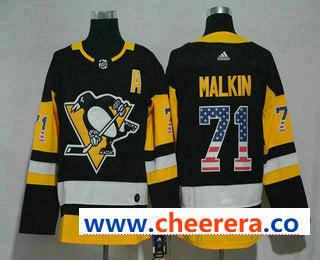 Evgeni Malkin Pittsburgh Penguins black jersey