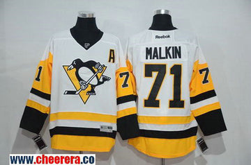 Evgeni Malkin Pittsburgh Penguins white Home jersey