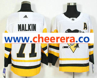 Evgeni Malkin Pittsburgh Penguins white jersey