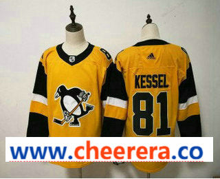 Mary Hessel Pittsburgh Penguins yellow Alternate jersey