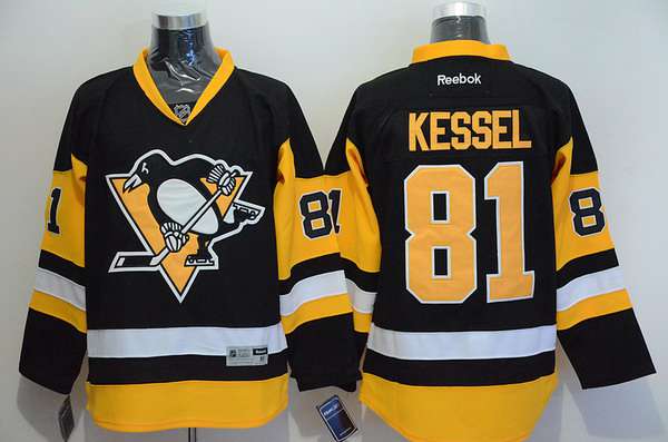 Phil Kessel Pittsburgh Penguins black Third jersey