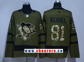 Phil Kessel Pittsburgh Penguins green Salute To Service jersey