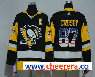 Sidney Crosby Pittsburgh Penguins black jersey