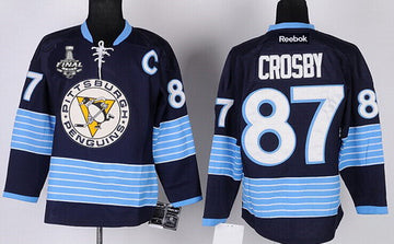 Sidney Crosby Pittsburgh Penguins navy Third jersey