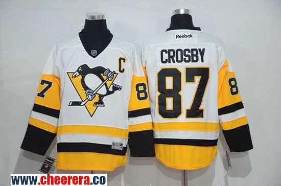 Sidney Crosby Pittsburgh Penguins white Home jersey