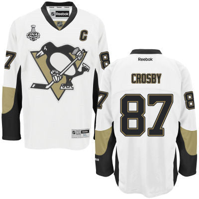 Sidney Crosby Pittsburgh Penguins white Road jersey