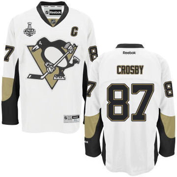 Sidney Crosby Pittsburgh Penguins white Road jersey