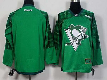 Custom Pittsburgh Penguins green jersey