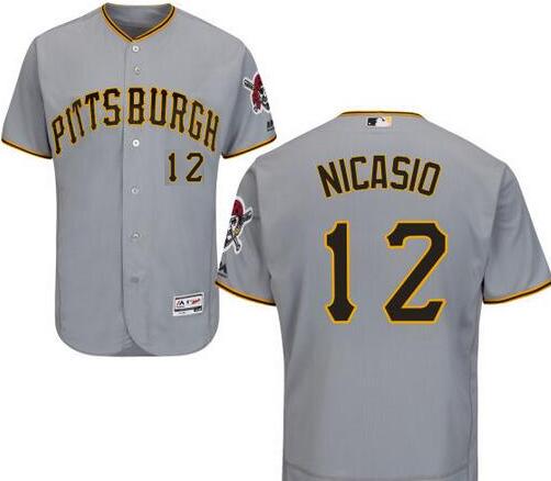 Juan Nicasio Pittsburgh Pirates gray Road jersey