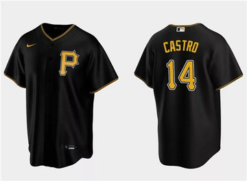 Rodolfo Castro Pittsburgh Pirates black jersey