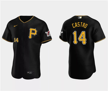 Rodolfo Castro Pittsburgh Pirates black jersey