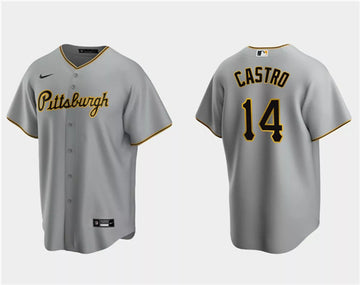 Rodolfo Castro Pittsburgh Pirates gray jersey