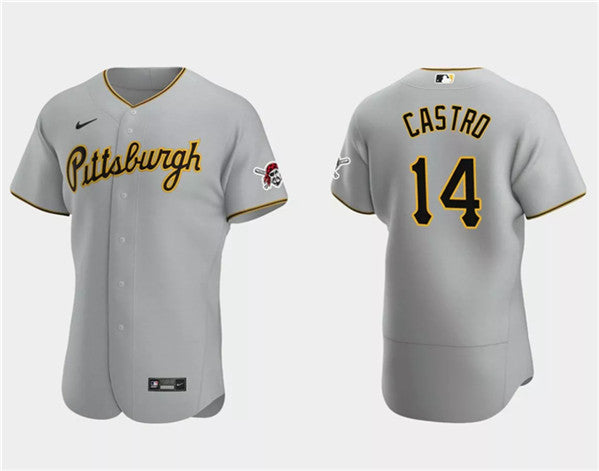 Rodolfo Castro Pittsburgh Pirates gray jersey