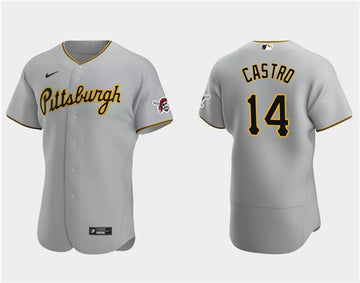 Rodolfo Castro Pittsburgh Pirates gray jersey