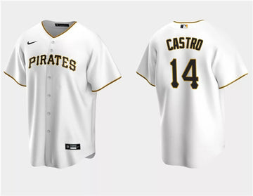 Rodolfo Castro Pittsburgh Pirates white jersey