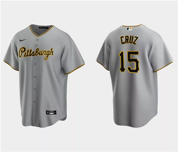 Oneil Cruz Pittsburgh Pirates gray jersey