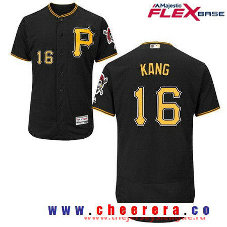 Jung-ho Kang Pittsburgh Pirates black Alternate jersey