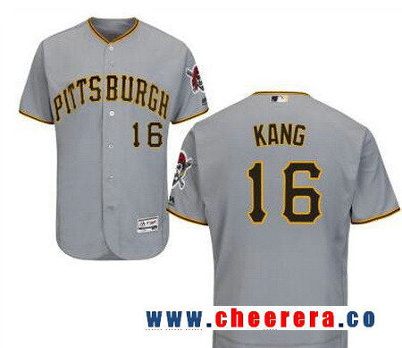 Jung-ho Kang Pittsburgh Pirates gray Road jersey