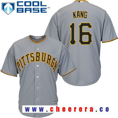 Jung-ho Kang Pittsburgh Pirates gray Road jersey