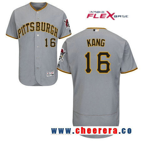 Jung-ho Kang Pittsburgh Pirates gray Road jersey