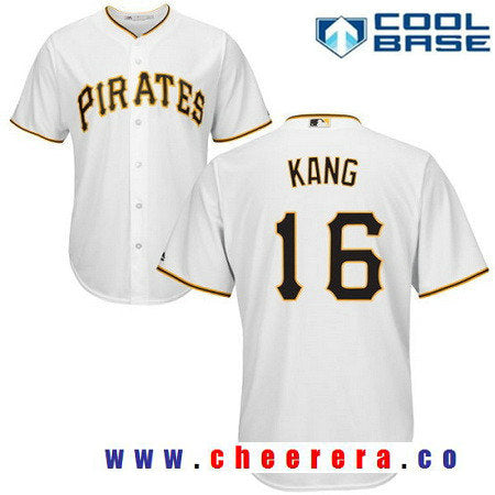 Jung-ho Kang Pittsburgh Pirates white Home jersey