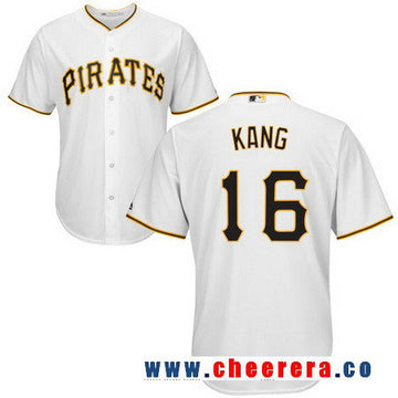 Jung-ho Kang Pittsburgh Pirates white Home jersey