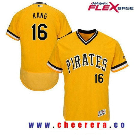 Jung-ho Kang Pittsburgh Pirates yellow jersey