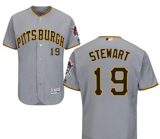 Chris Stewart Pittsburgh Pirates gray Road jersey