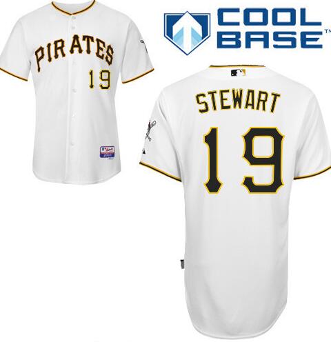 Chris Stewart Pittsburgh Pirates white Home jersey