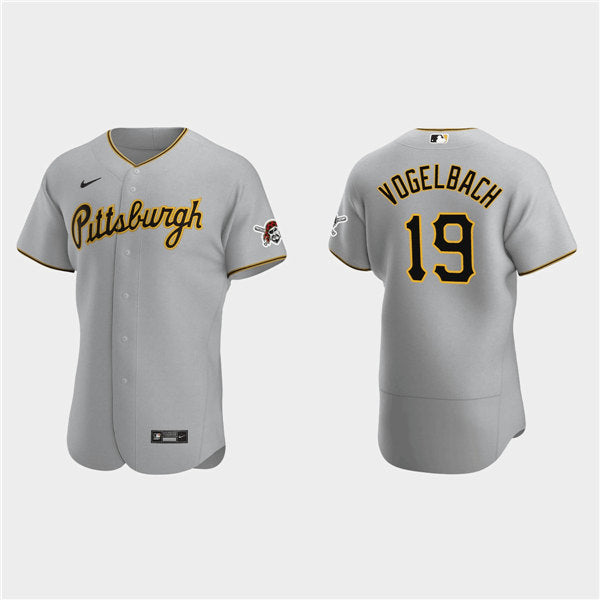Daniel Vogelbach Pittsburgh Pirates gray jersey