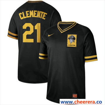 Roberto Clemente Pittsburgh Pirates black Legend jersey