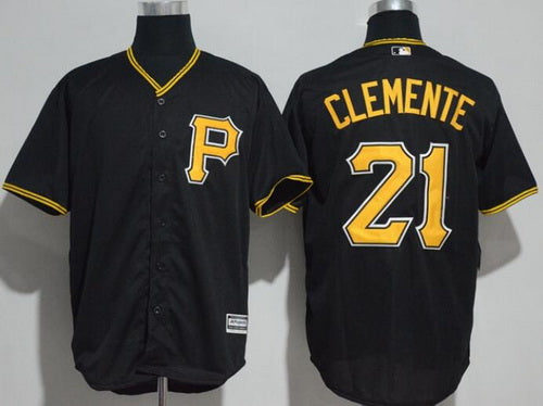Roberto Clemente Pittsburgh Pirates black jersey
