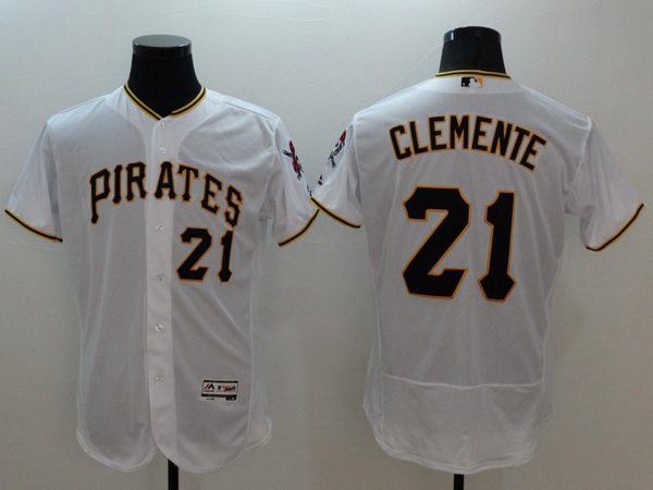 Roberto Clemente Pittsburgh Pirates white jersey