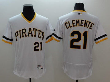 Roberto Clemente Pittsburgh Pirates white jersey