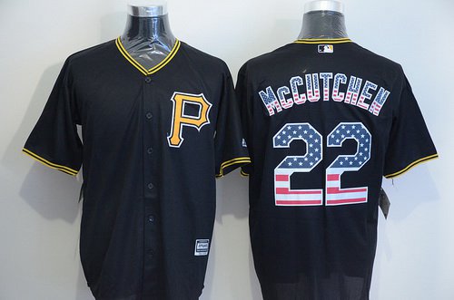 Andrew McCutchen Pittsburgh Pirates black Fashion jersey