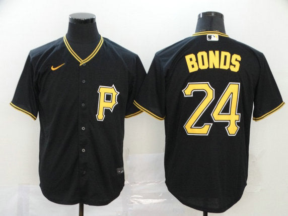 Barry Bonds Pittsburgh Pirates black jersey