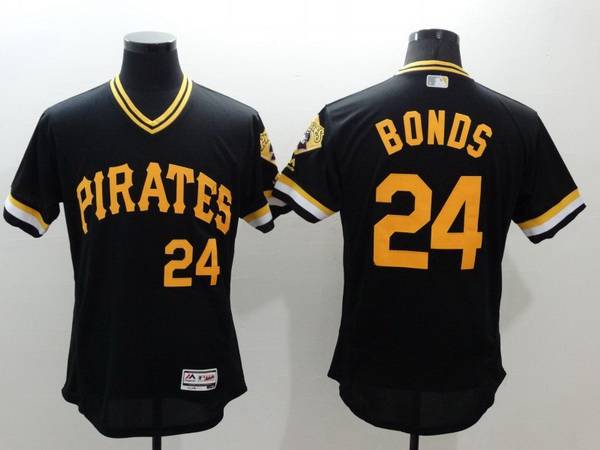 Barry Bonds Pittsburgh Pirates black jersey