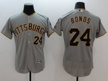 Barry Bonds Pittsburgh Pirates gray jersey