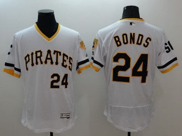 Barry Bonds Pittsburgh Pirates white jersey