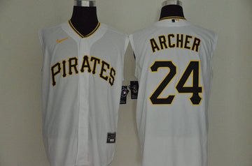 Chris Archer Pittsburgh Pirates white jersey
