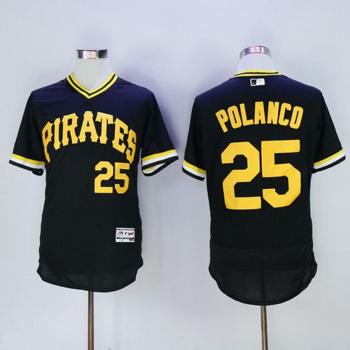 Gregory Polanco Pittsburgh Pirates black jersey