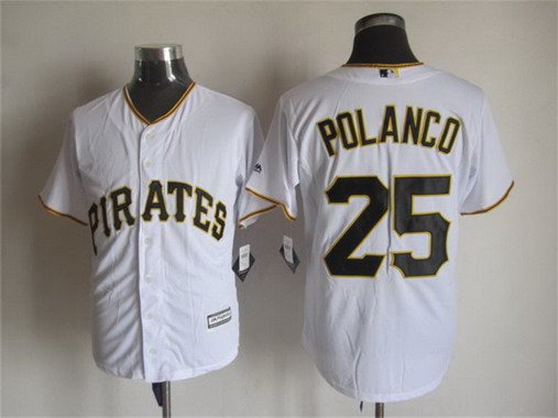 Gregory Polanco Pittsburgh Pirates white Home jersey