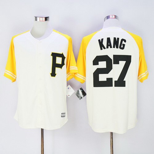 Jung-Ho Kang Pittsburgh Pirates cream jersey