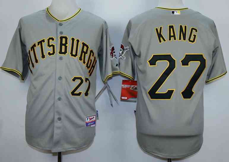 Jung Ho Kang Pittsburgh Pirates grey jersey